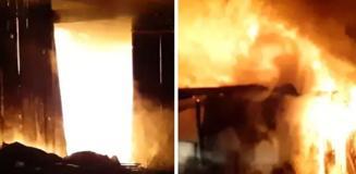 Kümesi alev alev yanan adamın dedikleri şaşırttı Kümesi alev alev yanan adamın dedikleri şaşırttı