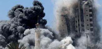 Gazze'de fırtına nedeniyle 22 bina çöktü! Çok sayıda ölü var