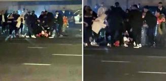 Diyarbakır'da düğün sonrası kavga: Damat, yerde yatan şahsa siper oldu