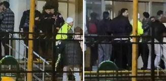 Duruşma bitti kavga bitmedi! Birbirlerine girdiler