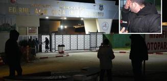 Edirne'de 12 yıl sonra tahliye olan mahkûm mutluluk gözyaşları döktü