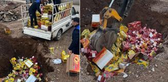 Öğrencilere yedireceklerdi! Hepsi toprağa gömüldü Öğrencilere yedireceklerdi! Hepsi toprağa gömüldü