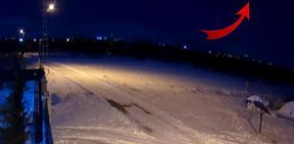 Malatya'da meteorun düşme anı kamerada Malatya'da meteorun düşme anı kamerada