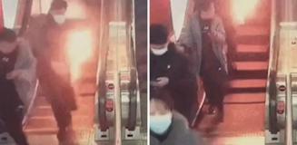 Cebindeki powerbank bomba gibi patlayan yolcu alevler içinde kaldı