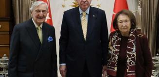 Cumhurbaşkanı Erdoğan, Rahmi Koç ile görüştü