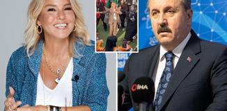 Gülben Ergen ile Mustafa Destici arasındaki başörtüsü polemiği büyüyor Gülben Ergen ile Mustafa Destici arasındaki başörtüsü polemiği büyüyor