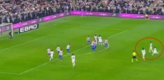 Real Madrid'in yıldızından Atletico Madrid ağlarına 30 metreden füze