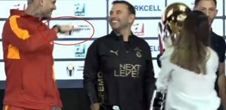 Icardi'den basın toplantısına damga vuran hareket! Tepki gösteren de var 'olabilir' diyende