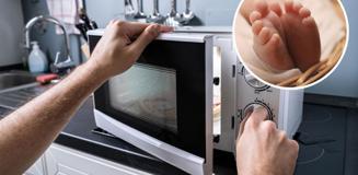 Yeni doğan bebeğini mikrodalga fırında öldürdü