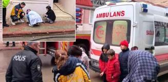 Apartmandaki yangında can pazarı yaşandı