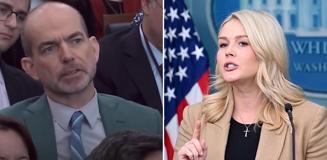 Beyaz Saray Sözcüsü ICE sorusu soran gazeteciye sert çıktı: Sen solcu bir yazarsın