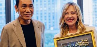 İtalya Başbakanı Meloni'ye manga sanatçısı Hara'dan sıra dışı hediye