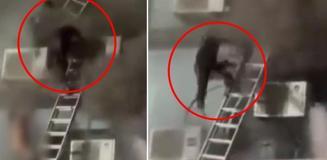 AVM yangınında can pazarı: Metrelerce yüksekten yere çakıldılar