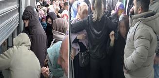 Fiyatı duyan akın etti! Dondurucu soğukta izdiham