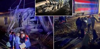 2 hızlı tren raydan çıktı! En az 24 kişi öldü, onlarca kişi yaralandı