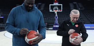 Cumhurbaşkanı Erdoğan, efsane isimle aynı parkede