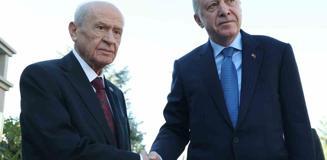 Cumhurbaşkanı Erdoğan, Bahçeli ile Beştepe'de görüşecek