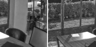 Balıkesir'de meydana gelen deprem Bursa'da işyerinin kamerasına böyle yansıdı