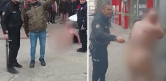 Çırılçıplak halde caddede dolaşan şahıs Samsun'u ayağa kaldırdı Çırılçıplak halde caddede dolaşan şahıs Samsun'u ayağa kaldırdı