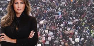 ABD First Lady'si Melania Trump'tan barışçıl protesto çağrısı ABD First Lady'si Melania Trump'tan barışçıl protesto çağrısı