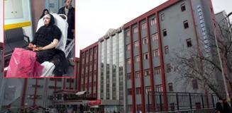 Boşanma aşamasındaki eşine kaldırım taşıyla saldırdı