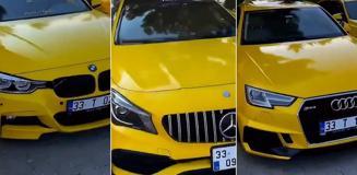 Mersin'de lüks galeri gibi taksi durağı