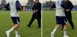 Montella ve Hakan Çalhanoğlu bir arada