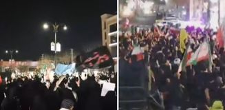 Tahran'da binlerce kişi sokaklara indi
