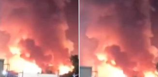 Irak'ın Basra kentinde hareketli dakikalar: ABD merkezli petrol tesisinde patlama Irak'ın Basra kentinde hareketli dakikalar: ABD merkezli petrol tesisinde patlama
