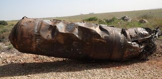 İsrail'in başkentine düşen füze görüntülendi! Büyüklüğü dikkat çekti