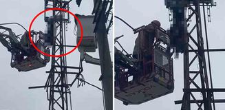 Hırsızlık için çıktığı elektrik direği sonu oldu Hırsızlık için çıktığı elektrik direği sonu oldu