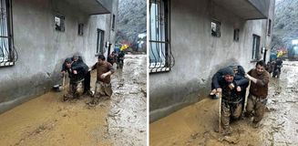 Şırnak'ta sel ve heyelan! Ev ve ahırlar zarar gördü