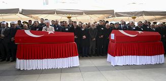 Katar'da şehit olan ASELSAN teknisyenleri son yolculuklarına uğurlandı