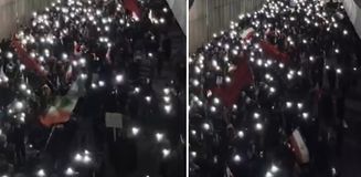 Binlerce İranlı ABD ve İsrail'e karşı yürüdü