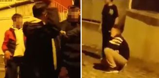 Ankara'da çocuğun sokak ortasında kemer ve sopayla darbedilmesiyle ilgili 2 şüpheli tutuklandı Ankara'da çocuğun sokak ortasında kemer ve sopayla darbedilmesiyle ilgili 2 şüpheli tutuklandı