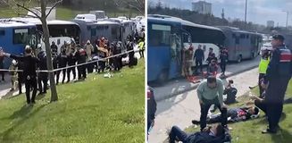 4 cezaevi aracı birbirine girdi; 6'sı jandarma 17 kişi yaralandı