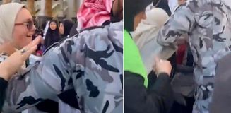 Kabe’de skandal! Türk hacı, başörtüsünden tutulup götürüldü Kabe’de skandal! Türk hacı, başörtüsünden tutulup götürüldü
