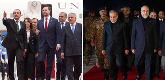 Pakistan'dan ABD ve İran heyetine 2 farklı tavır! Birini takım elbise diğerini askeri üniforma ile karşıladı Pakistan'dan ABD ve İran heyetine 2 farklı tavır! Birini takım elbise diğerini askeri üniforma ile karşıladı