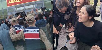 Gülistan Doku soruşturmasında adliyenin önü karıştı: Anne hastaneye kaldırıldı