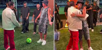 Bakmayın 46 yaşında olduğuna! Ronaldinho tek hareketiyle Brezilyalı fenomeni madara etti