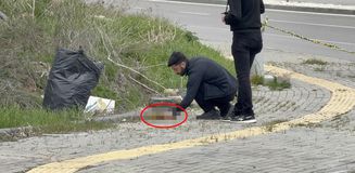 Sivas'ta yol kenarında havan topu mermisi bulundu