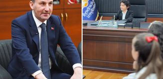 Şehit çocuğunun talebi belediye başkanını duygulandırdı