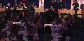 Yemekteki saldırının görüntüleri ortaya çıktı! Trump’ı apar topar salondan çıkardılar