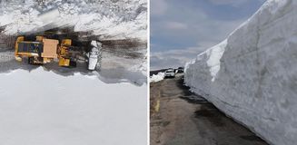 Ordu'da nisan sonunda 4 metre kar