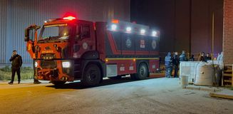 Eskişehir'de atık su arıtma tesisinde çıkan yangın söndürüldü
