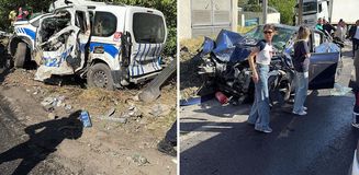 İzmir'de freni patlayan tır 10 araca çarptı: 2 ölü, 3 yaralı