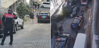 Küfürlü konuşan gençleri uyaran polisi darbettiler