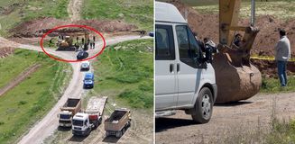 Ankara'da insana ait kemik parçaları ve kafatası bulundu