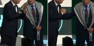 Infantino'dan skandal hareket! Filistin Futbol Federasyonu Başkanı sahneyi terk etti