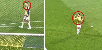 Taraftara hareket yapan Edson Alvarez'den paylaşım Taraftara hareket yapan Edson Alvarez'den paylaşım